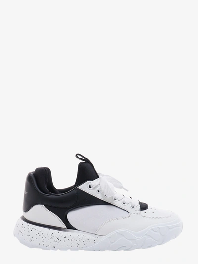 Alexander Mcqueen Court Tech 运动鞋 In Black/white