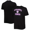 Profile Men's Black Sacramento Kings Big And Tall Heart And Soul T-shirt In Black
