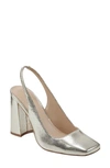 MARC FISHER LTD ONNA SQUARE TOE SLINGBACK PUMP