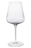 GEORG JENSEN GEORG JENSEN SET OF 6 BERN CRYSTAL RED WINE GLASSES