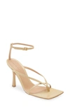 Bottega Veneta Bottega Venetta Women's Square-toe High-heel Sandals In Cane Sugar