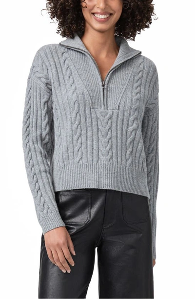 Paige Maylene Wool Blend Pullover Jumper In Heather Grey