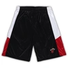 FANATICS FANATICS BRANDED BLACK MIAMI HEAT BIG & TALL CHAMPION RUSH PRACTICE SHORTS