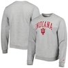 LEAGUE COLLEGIATE WEAR LEAGUE COLLEGIATE WEAR HEATHER GRAY INDIANA HOOSIERS 1965 ARCH ESSENTIAL LIGHTWEIGHT PULLOVER SWEATS