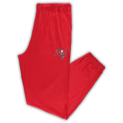 Fanatics Branded Red Tampa Bay Buccaneers Big & Tall Tracking Lightweight Pajama Pants