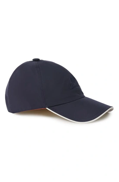 Loro Piana Men's Windmate Storm System Baseball Hat In Blue Multi