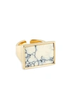 ISABEL MARANT TO DANCE MARBLED RING