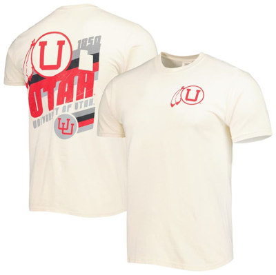 Image One Cream Utah Utes Vault Vintage Comfort Color T-shirt