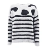 IMPERFECT IMPERFECT WHITE POLYAMIDE WOMEN'S SWEATER