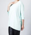 Angel High-low Top In Menthol In Multi