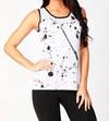 Angel Splatter Tank In White