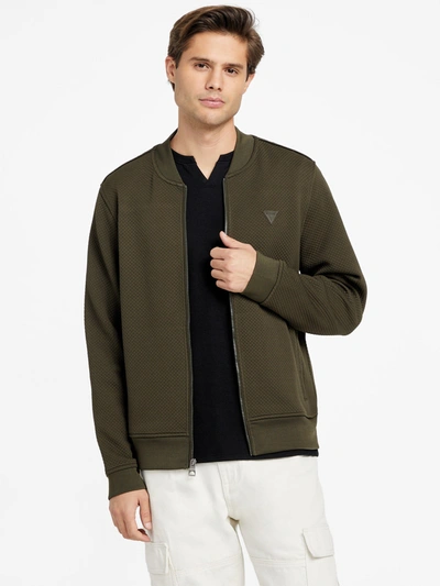Guess Factory Astro Quilted Flight Jacket In Multi