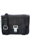 Proenza Schouler Lux Leather Ps1 Mini Crossbody In Black
