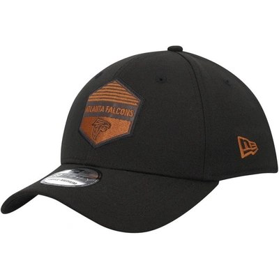 New Era Black Atlanta Falcons Gulch 39thirty Flex Hat
