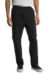 Carhartt Single Knee Straight-leg Trousers In Black