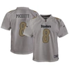 NIKE YOUTH NIKE KENNY PICKETT GRAY PITTSBURGH STEELERS ATMOSPHERE GAME JERSEY