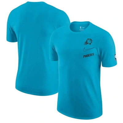 Nike Men's  Turquoise Phoenix Suns 2022/23 City Edition Courtside Max90 Vintage-like Wash T-shirt