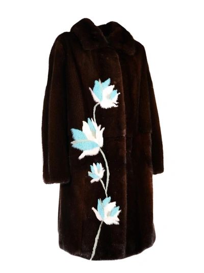 Fureco Woman Coat Clothing In Brown