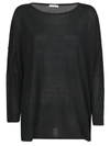 Manipur Silk Blend Cashmere Sweater In Black