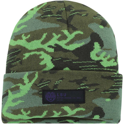 Nike Camo Lsu Tigers Veterans Day Cuffed Knit Hat