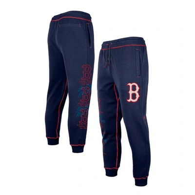New Era Navy Boston Red Sox Team Split Jogger Pants