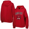 Tommy Hilfiger Women's  Red Tampa Bay Buccaneers Becca Drop Shoulder Pullover Hoodie In Red