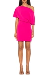 ALEXIA ADMOR ALEXIA ADMOR SURI DRAPED ONE-SHOULDER MINIDRESS