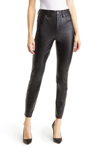 VERONICA BEARD MAERA HIGH RISE ANKLE FAUX LEATHER PANTS