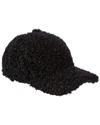 Surell Accessories Sherpa Baseball Cap In Black