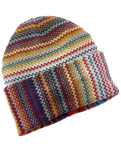 Missoni Wool-blend Hat In Blue