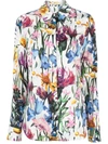 Stella Mccartney Floral Printed Buttoned Shirt In Multicolour