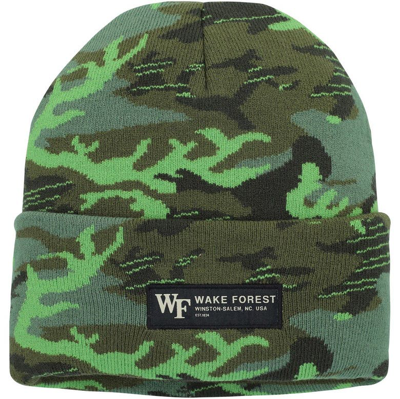 Nike Camo Wake Forest Demon Deacons Veterans Day Cuffed Knit Hat