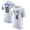 NIKE NIKE BEN SIMMONS WHITE BROOKLYN NETS 2022/23 CITY EDITION NAME & NUMBER T-SHIRT