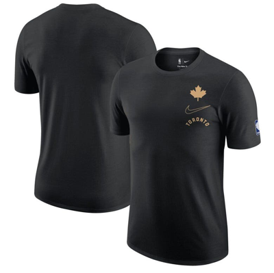 Nike Men's  Black Toronto Raptors 2022/23 City Edition Courtside Max90 Vintage-like Wash T-shirt