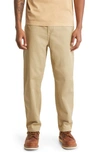 Carhartt Flint Straight Leg Twill Pants In Ammonite Garment Dy