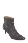 Journee Collection Rossia Kitten Heel Bootie In Grey