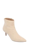 Journee Collection Rossia Kitten Heel Bootie In Bone