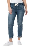 Ripe Maternity Denim Maternity Joggers In Blue