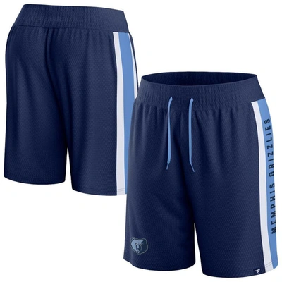 Fanatics Branded Navy Memphis Grizzlies Referee Iconic Mesh Shorts