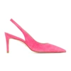 Stuart Weitzman Woman Pumps Fuchsia Size 8.5 Soft Leather In Pink &amp; Purple