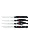 ZWILLING TWIN 4-PIECE SIGNATURE STEAK KNIFE SET