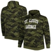 PROFILE CAMO ST. LOUIS CARDINALS ALLOVER PRINT PULLOVER HOODIE