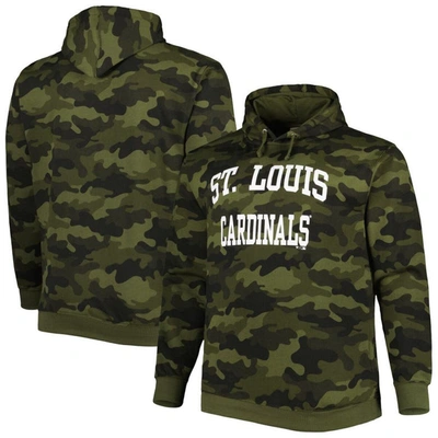 Profile Camo St. Louis Cardinals Allover Print Pullover Hoodie