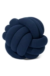 BEARABY HUGGET KNOT ORGANIC COTTON ACCENT PILLOW