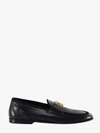 Dolce & Gabbana Dolce&gabbana Black Moccasin With Logo Plaque In Black