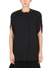 Jil Sander Elegant Wool Cape With Concealed Details In Black