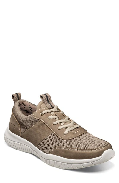 Nunn Bush Kore City Pass Knit Sneaker In Brown