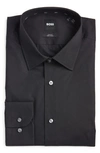 Hugo Boss Hank Kent Slim Fit Shirt In Black