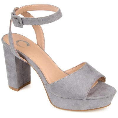 Journee Collection Collection Women's Wide Width Nairri Pump In Grey