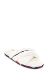 FLOOPI MORGAN FAUX FUR CROSSBAND SLIPPER